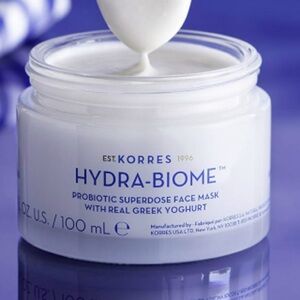 New KORRES Greek Yoghurt Probiotic Superdose Face Mask 100 Ml